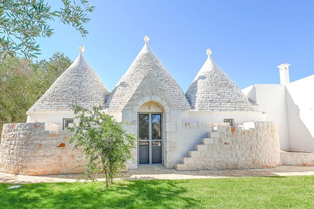 New Trulli Eden 101 With Private Pool And Jacuzzi Villa San Michele Salentino Eksteriør billede